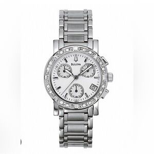 Bulova Women's Diamond classic silver Watch